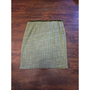 Cynthia Steffe Green Multi Skirt size 14 NWT